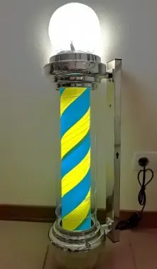 Barber Pole LED BLUE