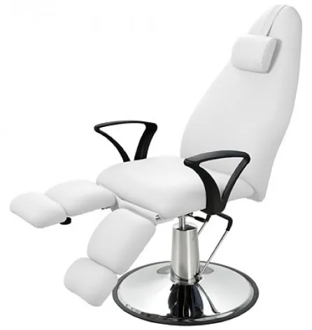 Крісло педикюрне на гідравліці 2231A White